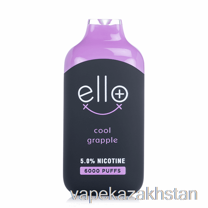 Vape Kazakhstan BLVK ELLO Plus 6000 Disposable Cool Grapple Ice